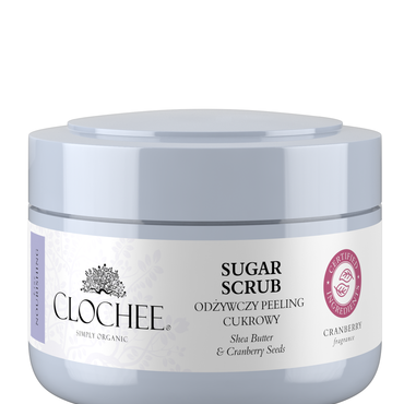 Clochee -  CLOCHEE Odżywczy peeling cukrowy - żurawina 